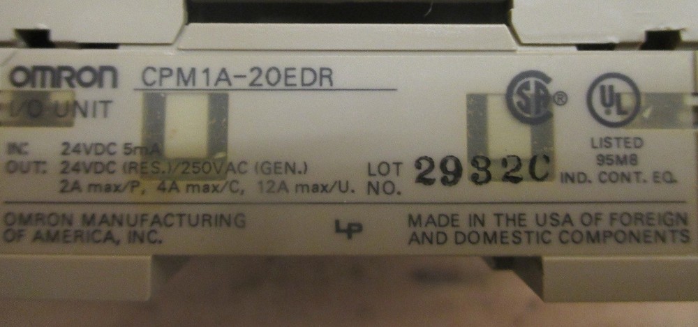 Omron CPM1A-20EDR