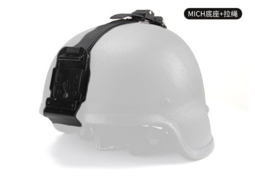 Tactical MICH/M88 Helmet Mount Adapter Pull Rope Aluminum Alloy NVG Base