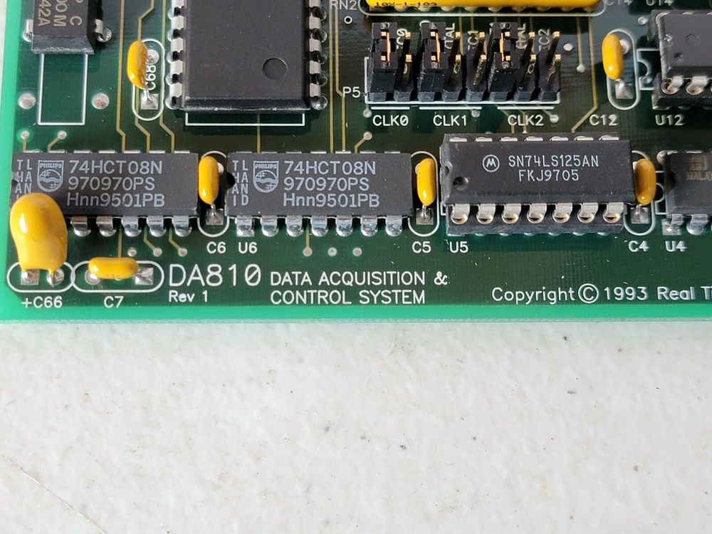 Real Time Devices RTD DA810 DAQ Data Acquisition & Control System ISA Board Card