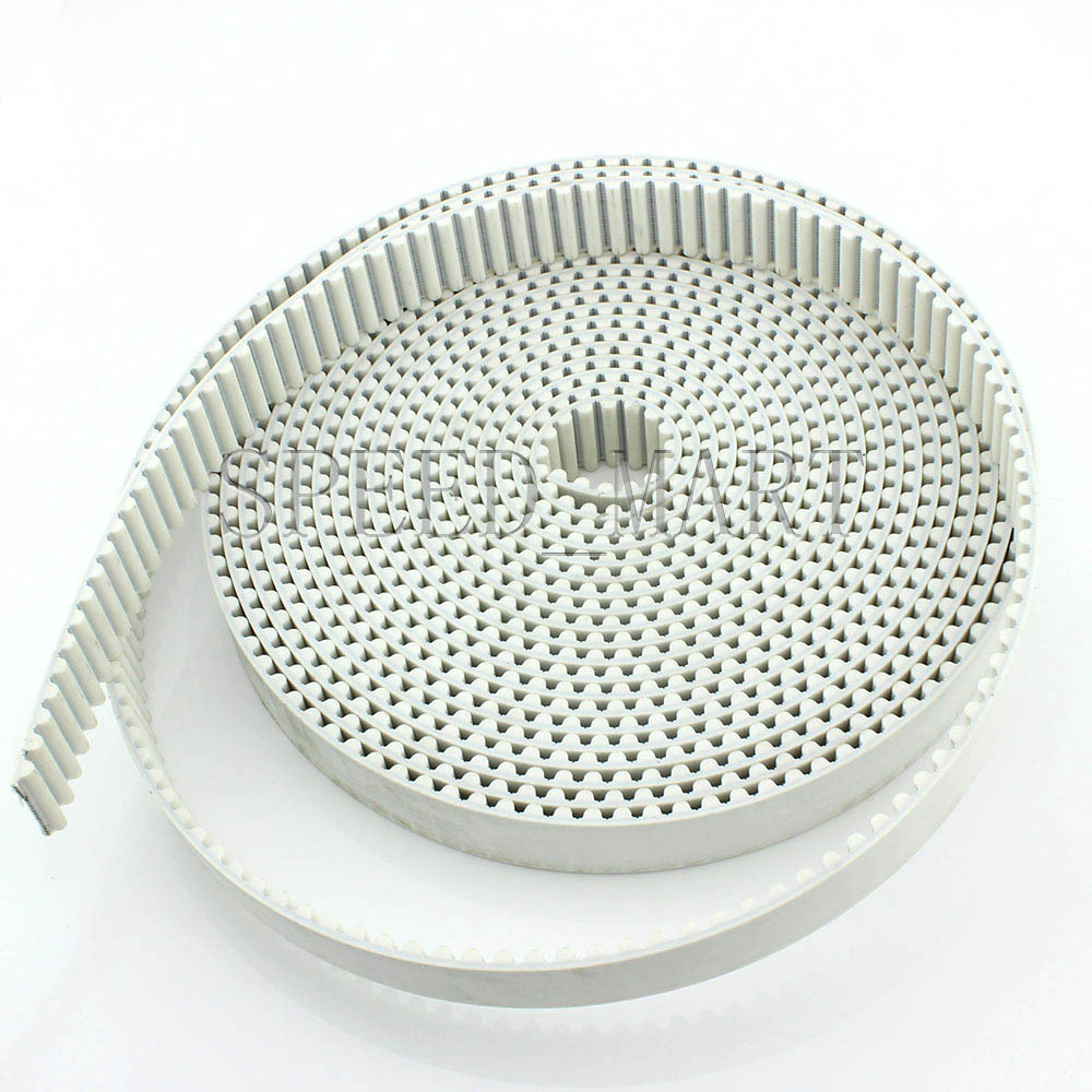 8M HTD8M Timing Belt White Polyurethane 20mm Width Open End cut to Length