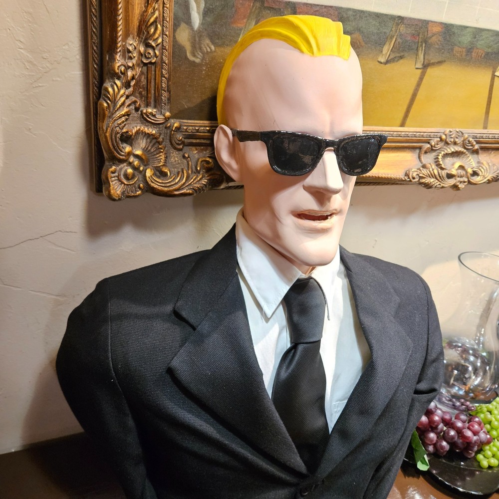 Max Headroom MTV life size torso bust