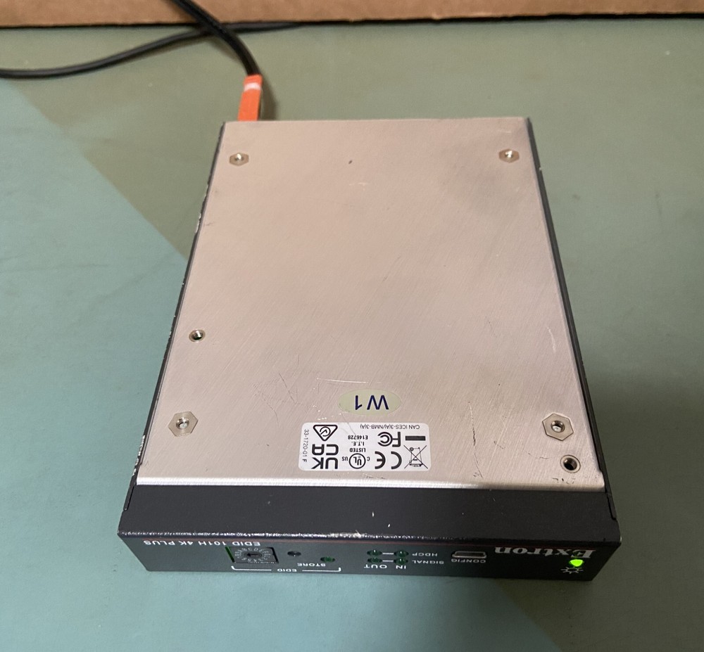Extron EDID 101H 4K PLUS , AC Adapter Tested, working