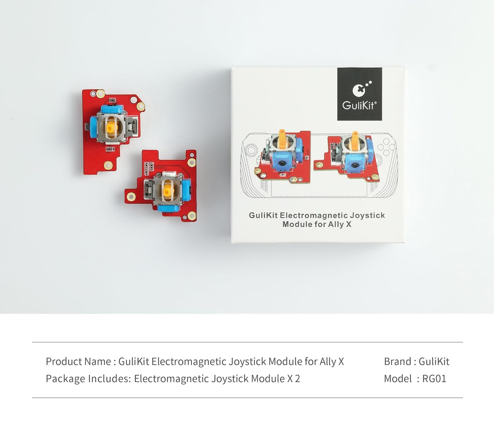 Hall Effect Joystick Module For ROG Ally X, Anti Drift Electromagnetic Analog Th