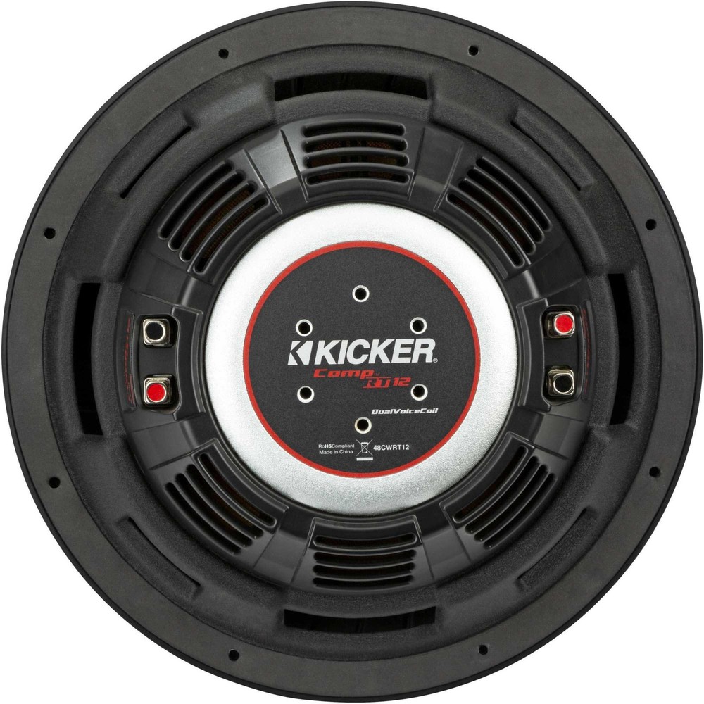 Kicker 48CWRT124 CompRT 12" Subwoofer, DVC, 4-ohm - Used, Open Box