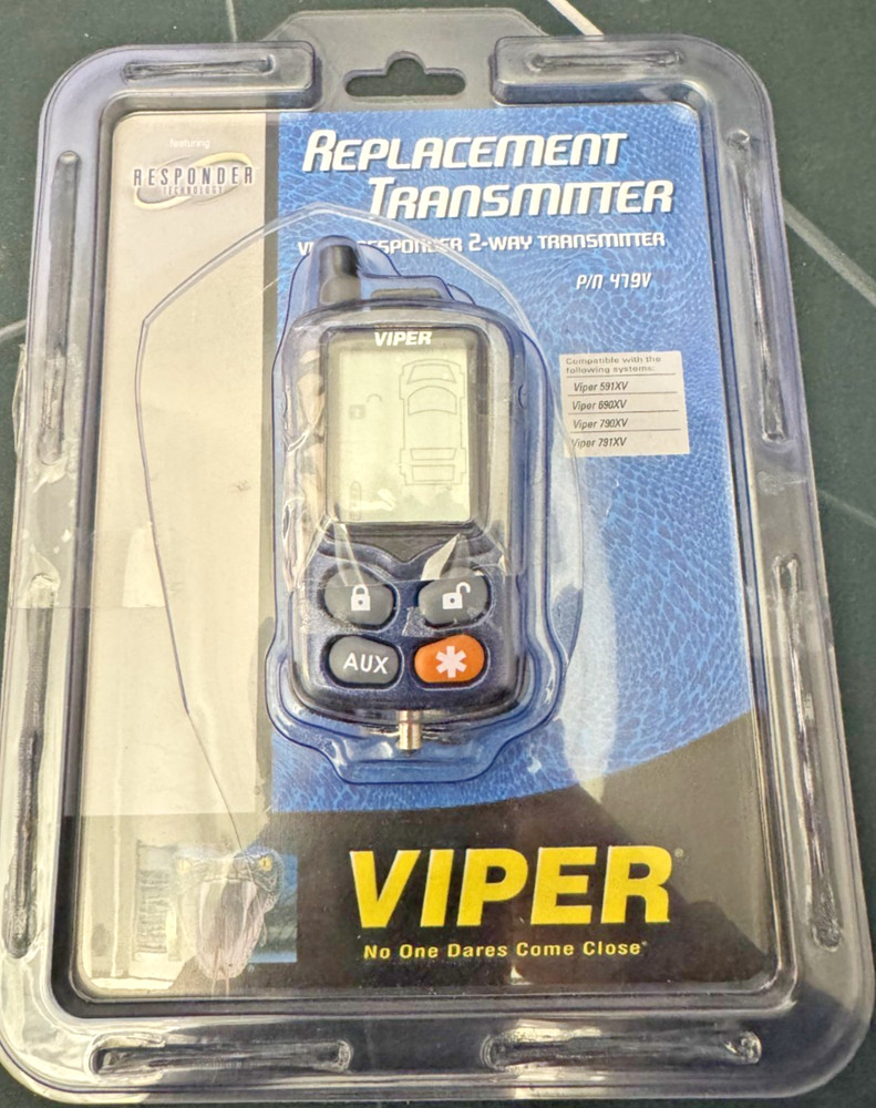 NEW VIPER Replacement BLUE 2-Way Remote Control Transmitter - 479V - OPEN BOX