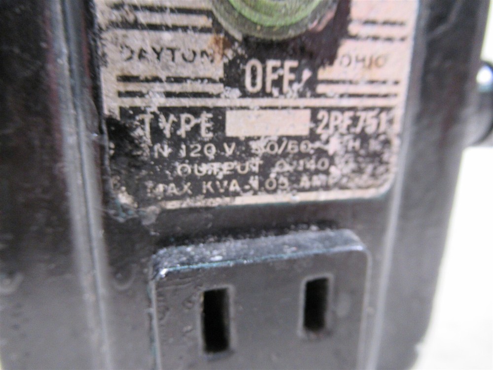 Vintage Staco 2PF751 Variable Auto Transformer Rare Antique Unit