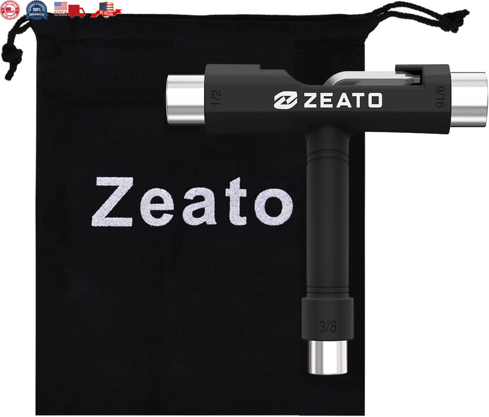 All-In-One Skate Tools Multi-Function Portable Skateboard T Tool Accessory with