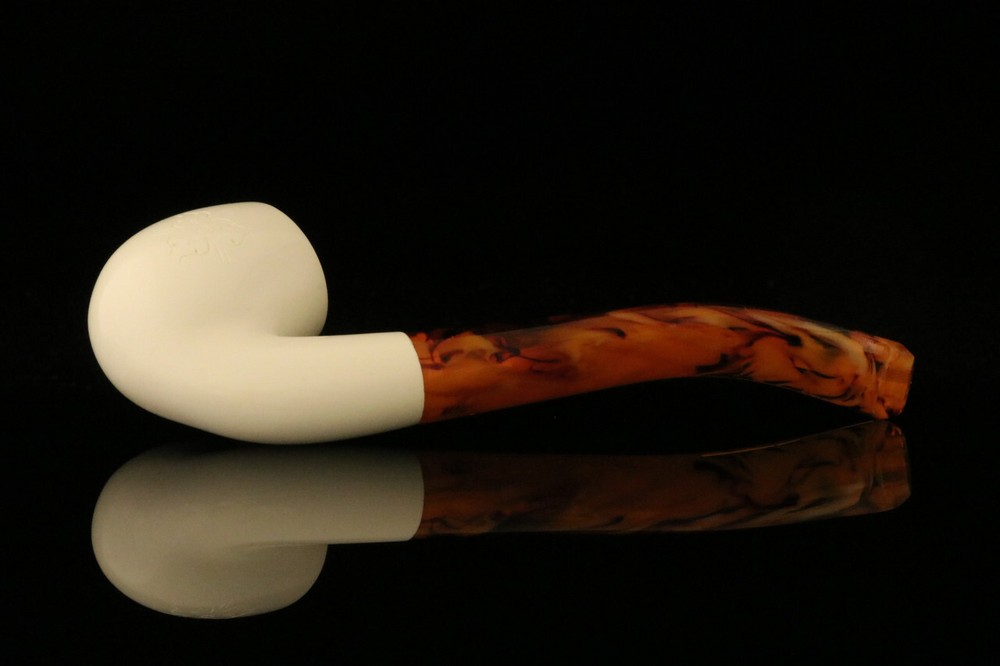 Apple Block Meerschaum Pipe with fitted case M1780