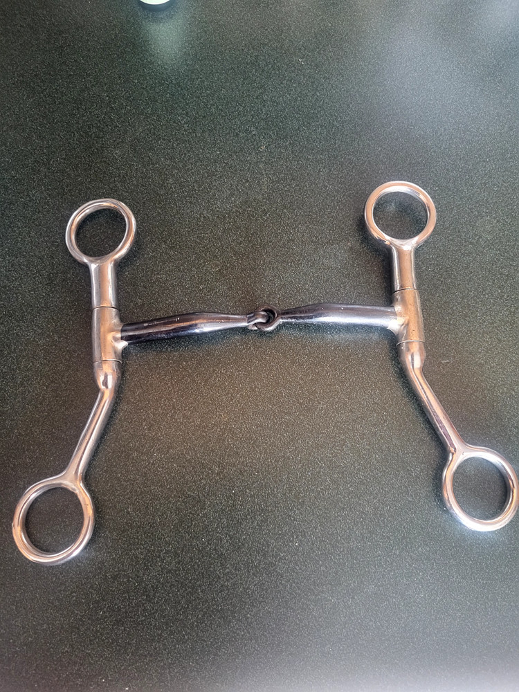 6.5" Shank Snaffle Bit Sweet Iron Mouth