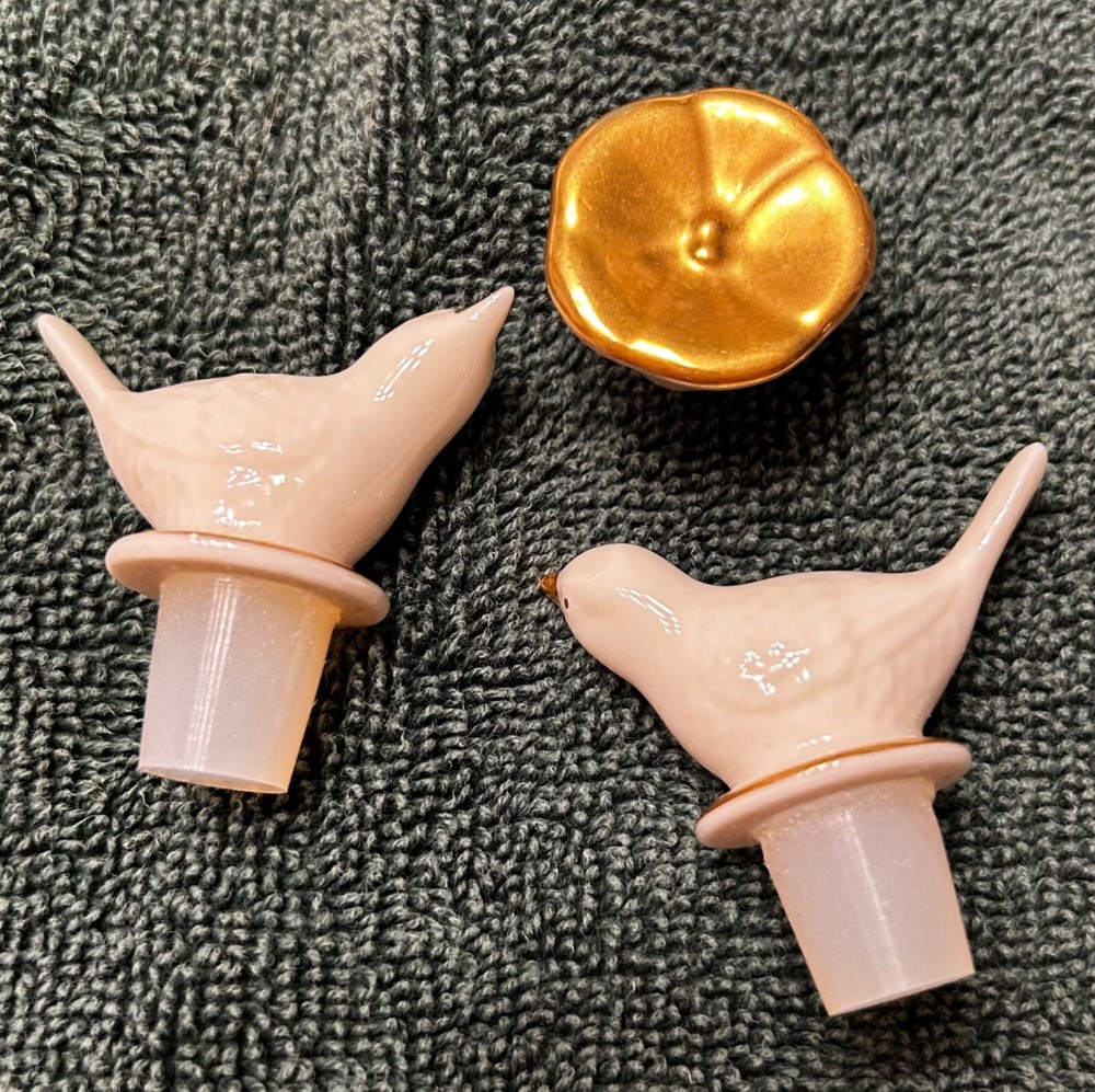 three lenox perfume stoppers