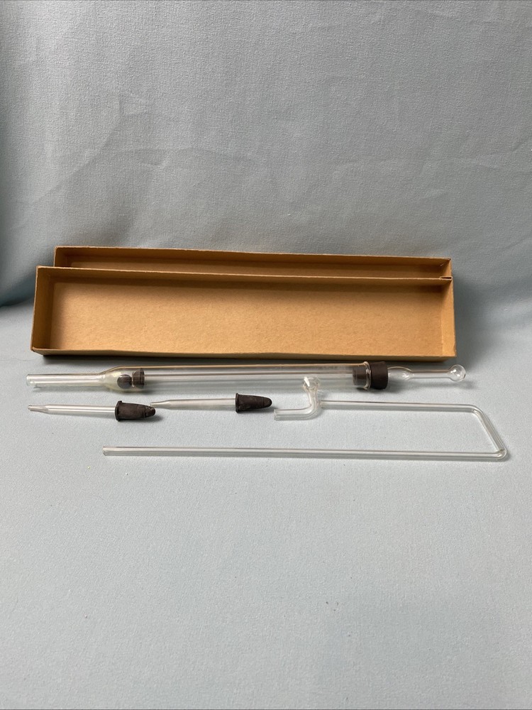 Vintage Pyrex Glass Force Pump “Science Kit”