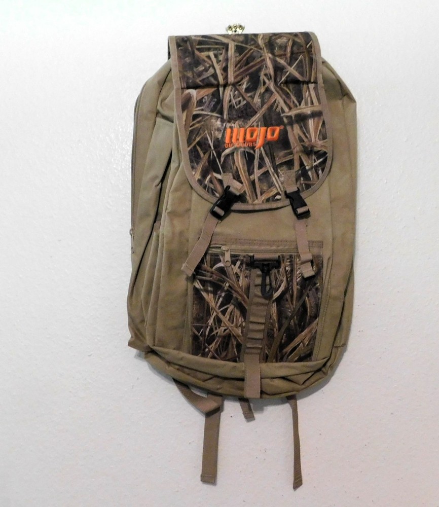 MOJO Outdoors Camo Hunting Decoy Backpack Multiple Pockets Gear Accessories