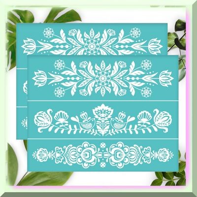 2-Piece Self-Adhesive Silk Screen Printing Kit for DIY Projects