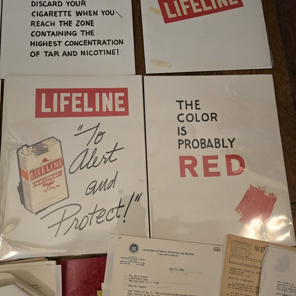 1960's Cigarette safety campaign Idea Jerry Bragin