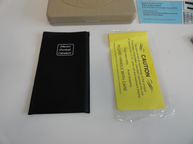 Lot of 5 The Educator Basic and Intermediate Overhead Calculator