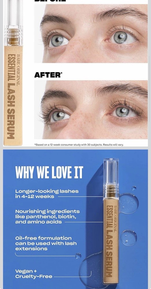 Babe Original Lash - Fuller & Longer Looking Eyelashes .07 Fl Oz