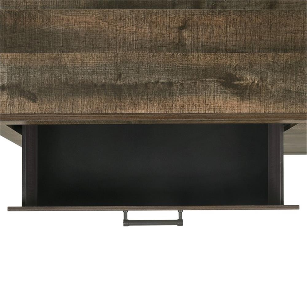 Picket House Beckett Queen Bookcase Panel 4PC Bedroom Set with Bluetooth