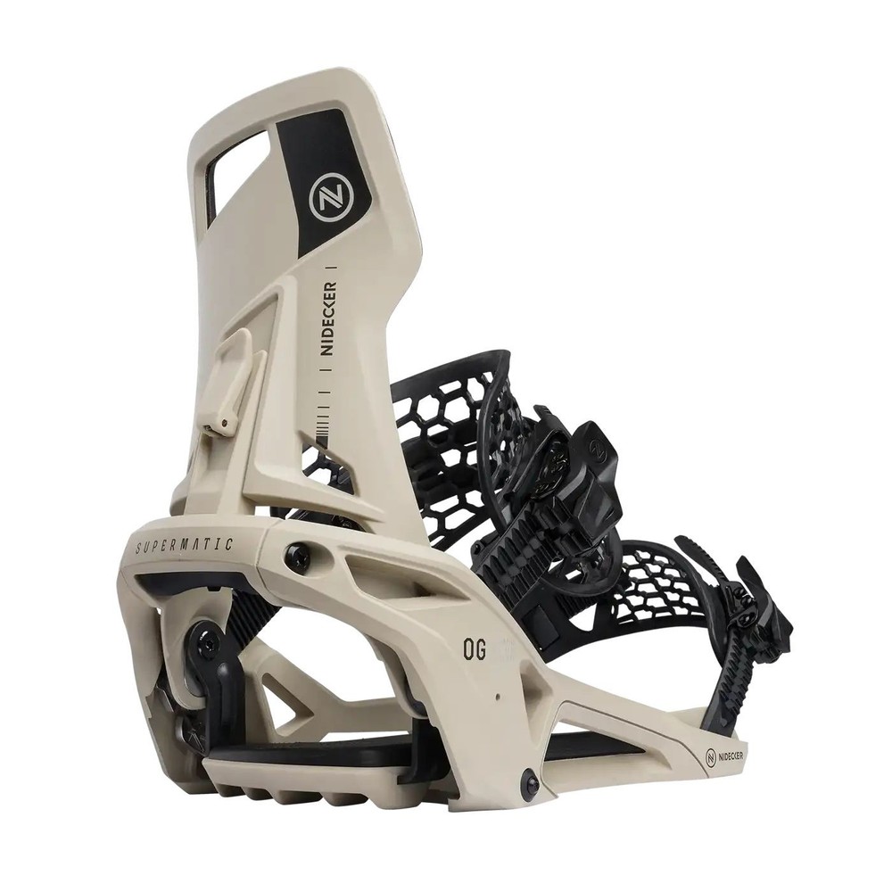 Nidecker OG Supermatic Snowboard Bindings, Desert, Large