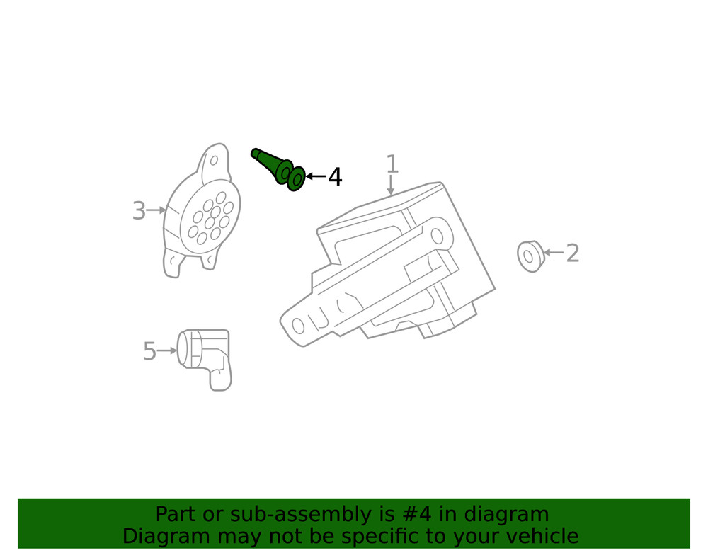 Genuine Ford Speaker Screw W713167-S300