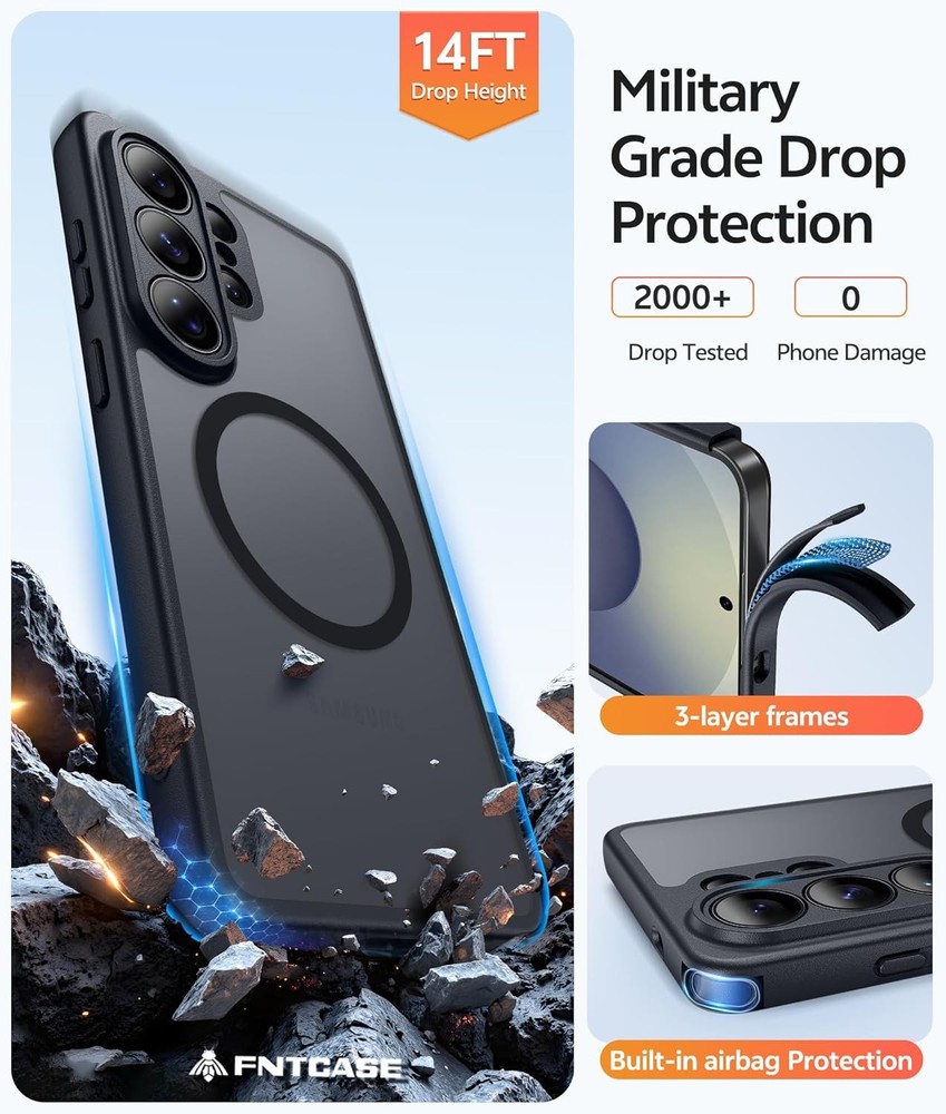 Matte Translucent Case for Samsung Galaxy S26 Ultra - Complete Camera Coverage -