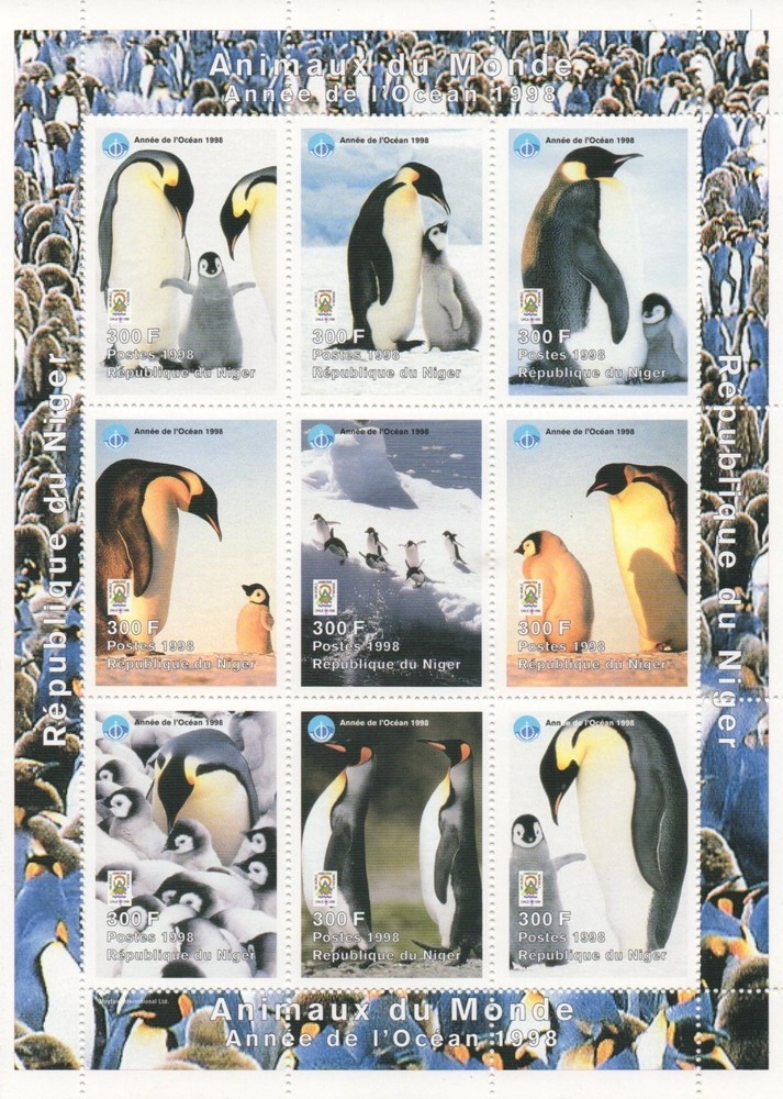 Penguin 1998 MNH stamp sheetlet