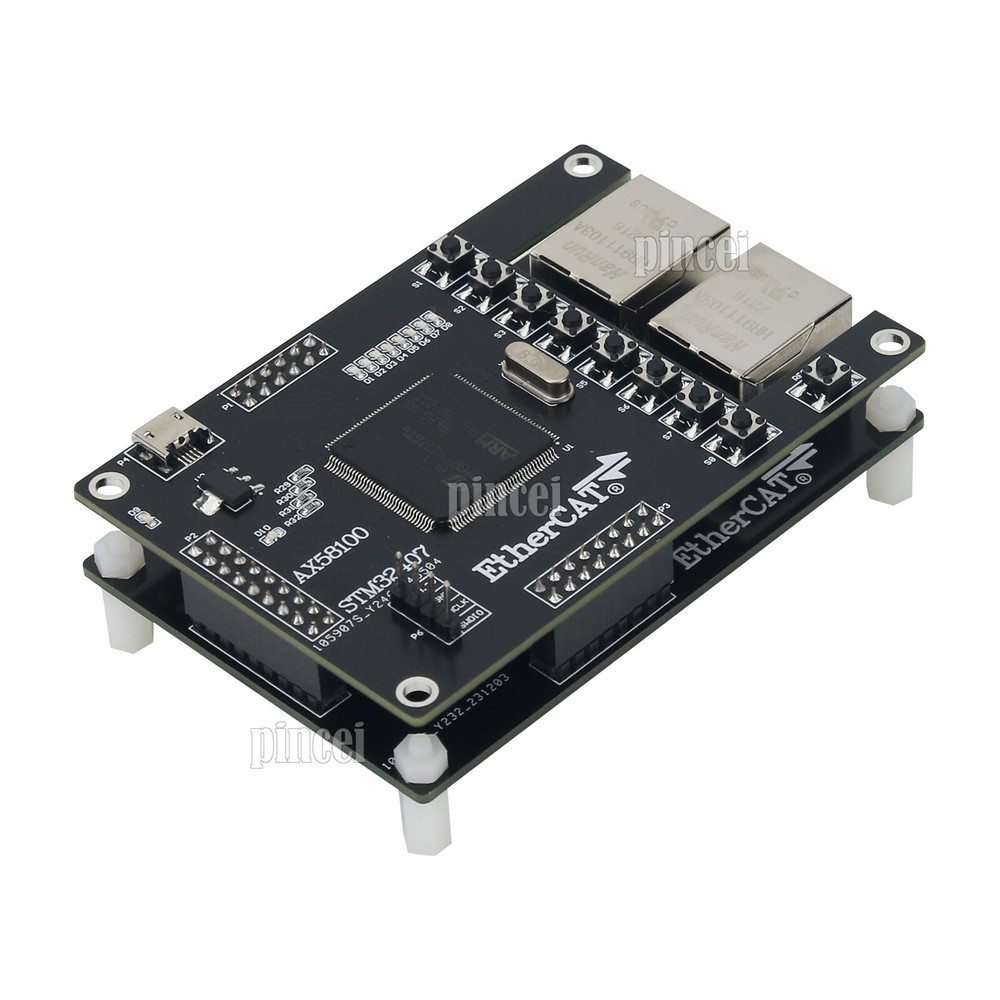 AX58100 STM32407 Slave Station Development Board for EtherCAT Slave Station