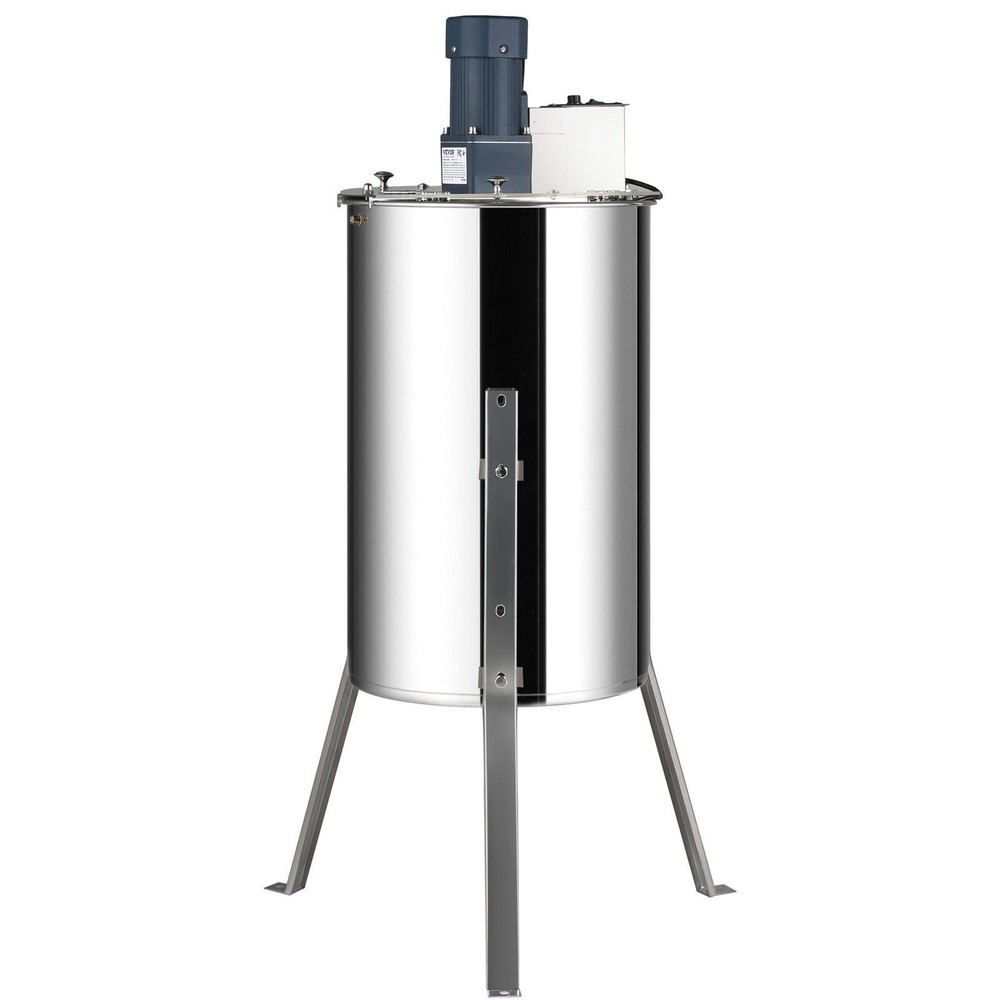 Beekeeping Extractor 2-4 Frame Electric w/Clear Lid & Height Adjustable Base