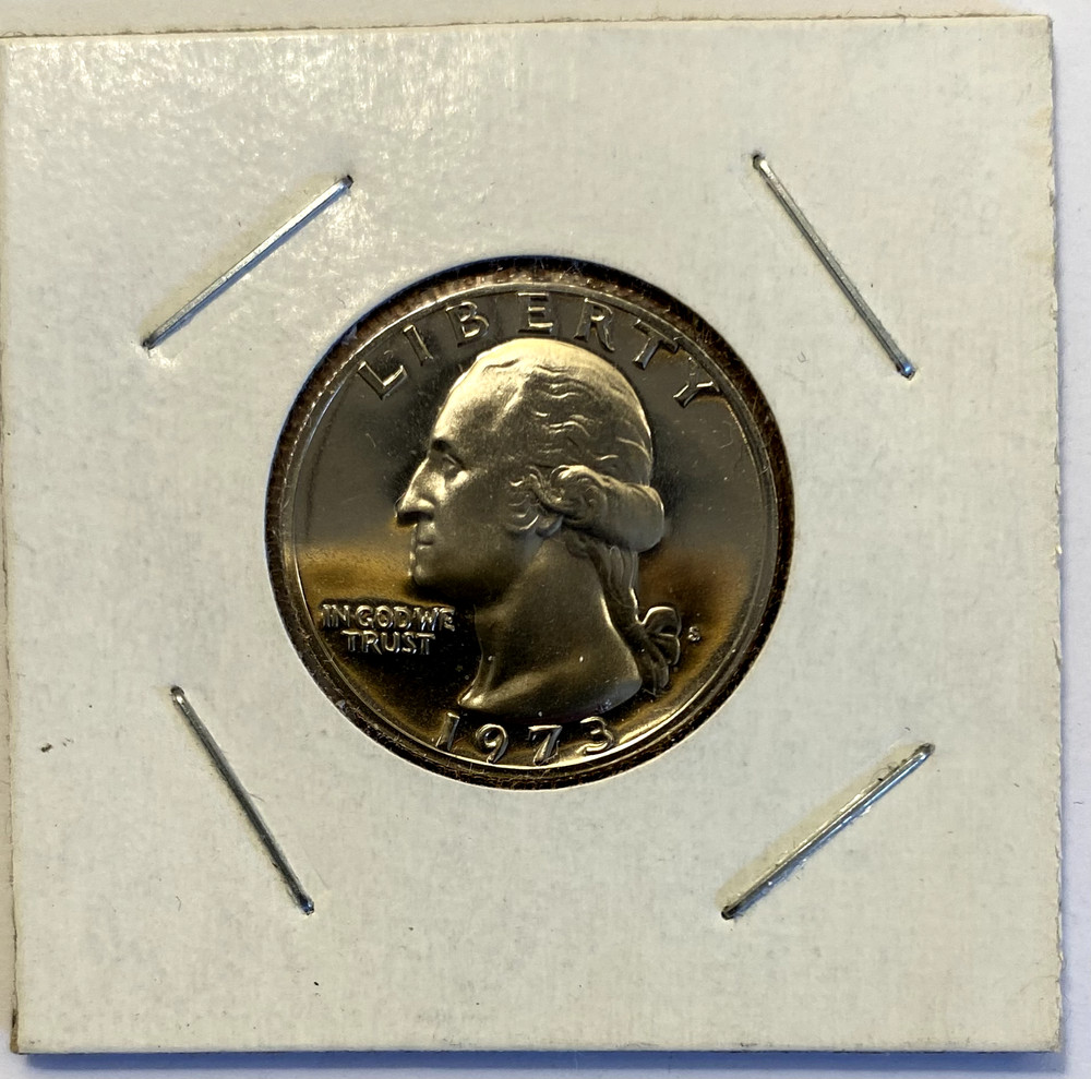 1973 Deep Cameo Proof Washington Quarter
