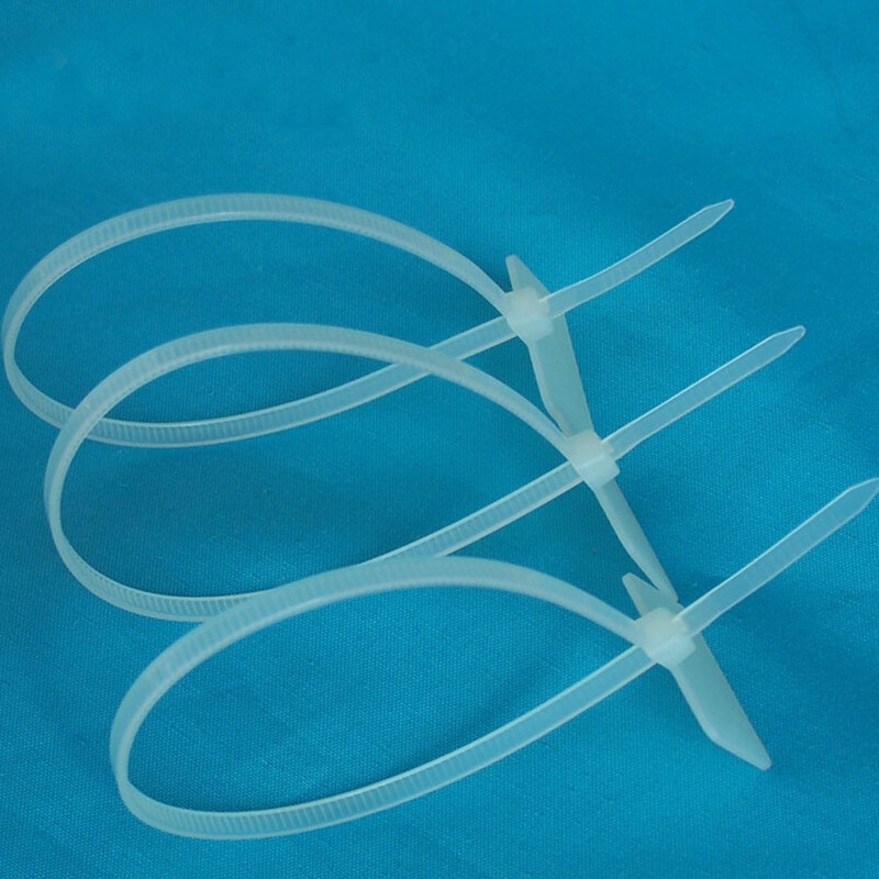 Plastic Marker Cable Ties Nylon Tag Zip Wraps Tags Write On Label White 210mm