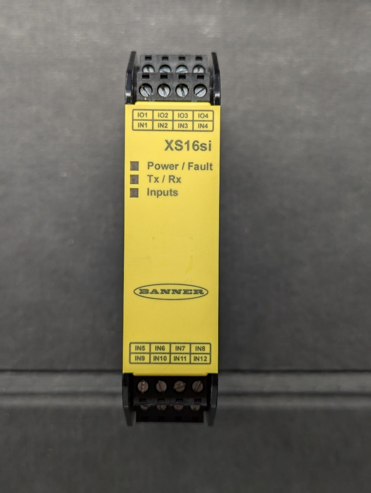 Banner XS16SI / 85069 Safety Controller Input Module TESTED