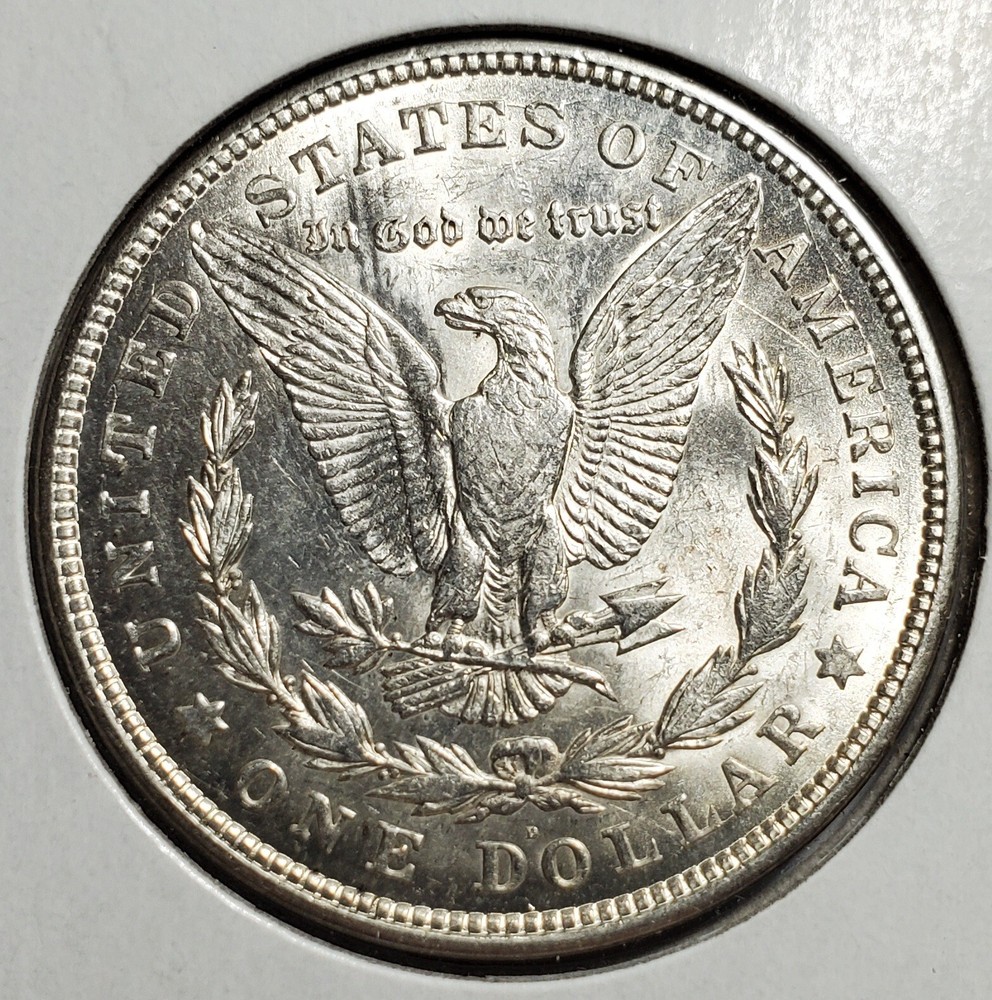 1921-D U.S. Morgan Silver Dollar CH. AU