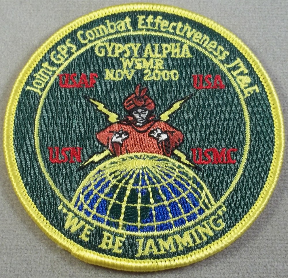 US Armed Forces Joint GPS Combat Effectiveness JT&E Program Patch