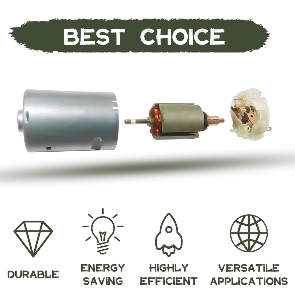 6-Volt 1/8" Shaft Feeder Replacement Motor