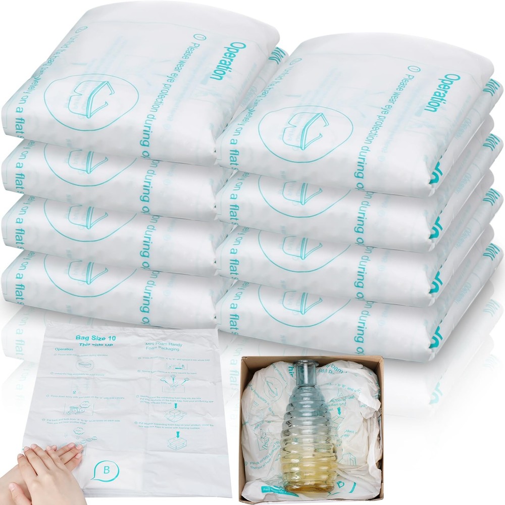 Innconee 8 Pack 16x14 Expanding Packing Foam for PC Electronics Fragile Irregula