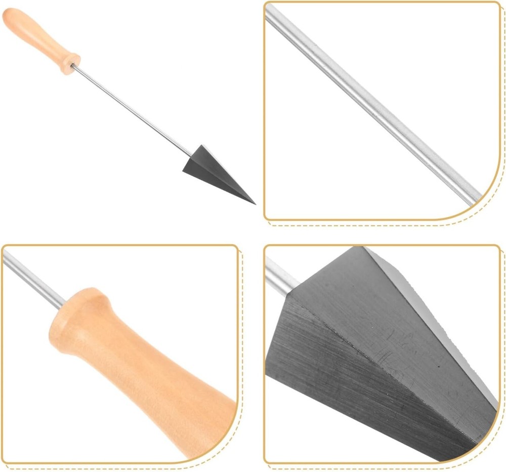 Glass Lampwork Shaper, Graphite Mold Tool Graphite Hole Mold Expander Lampwor...