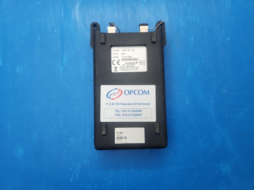 NOYES VOA5 SM SC Variable Optical Attenuator Used