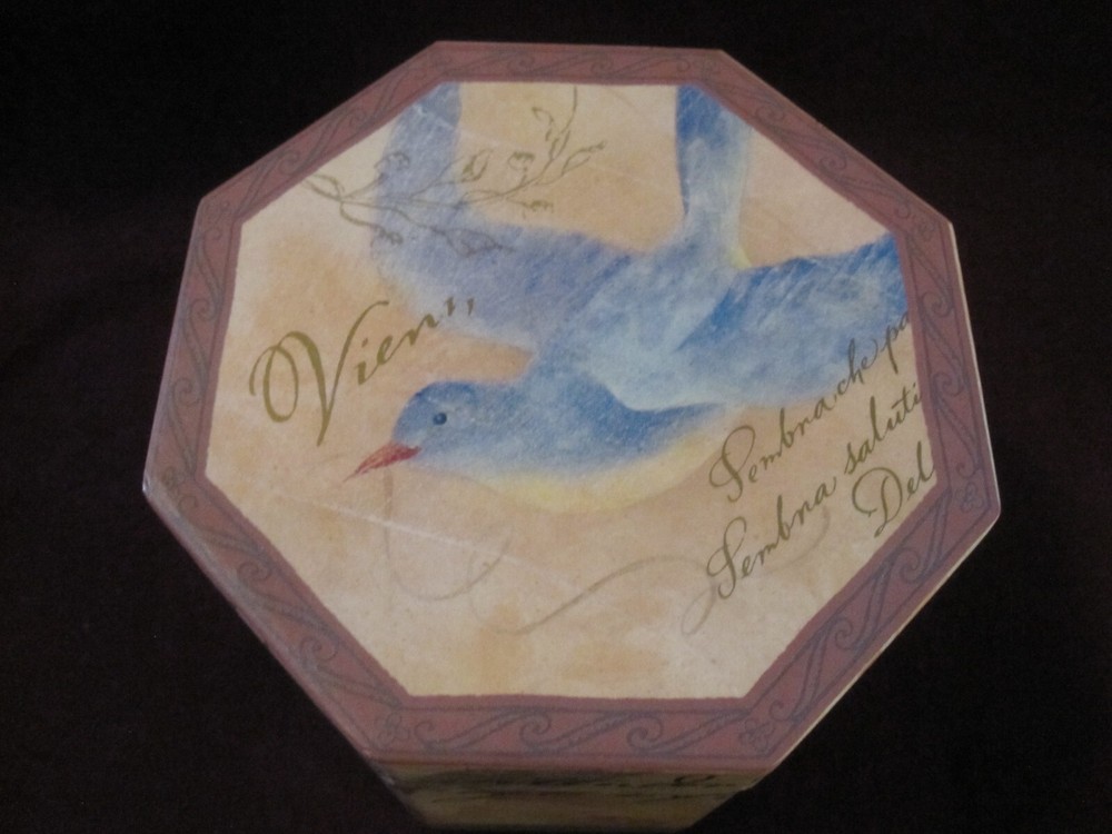 Set/3pc. Brenda Walton Octagon Nesting Boxes. Toscana