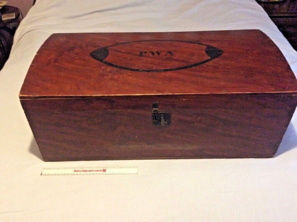 Vintage Walnut Trunk