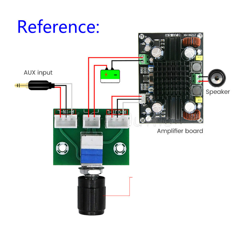 Amplifier Preamp Volume Adjustment Potentiometer Volume Control Power Switch D