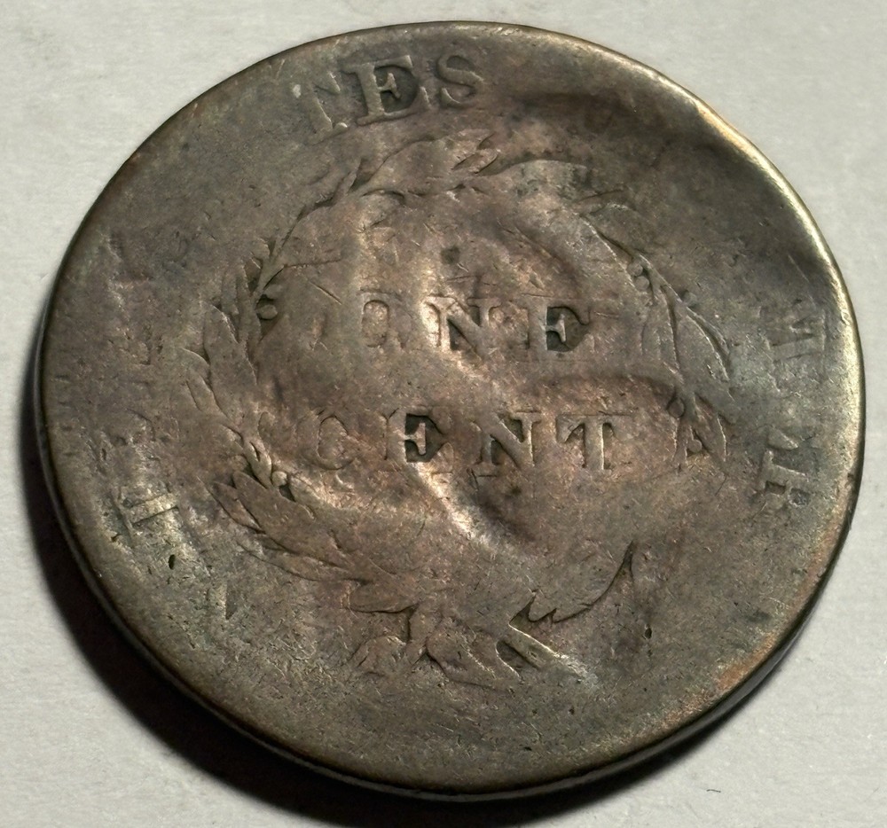 1825 Coronet Head Large Cent — Circulated