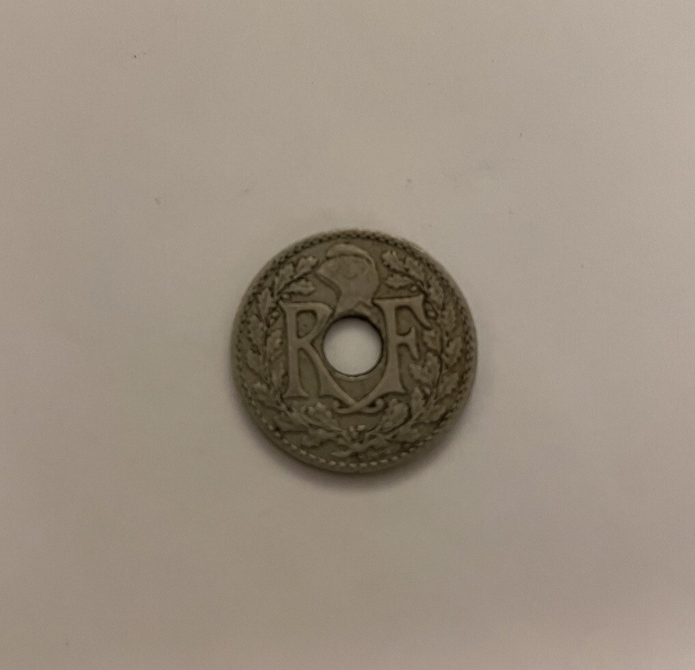 1927 France Liberte Egalite Fraternite coin