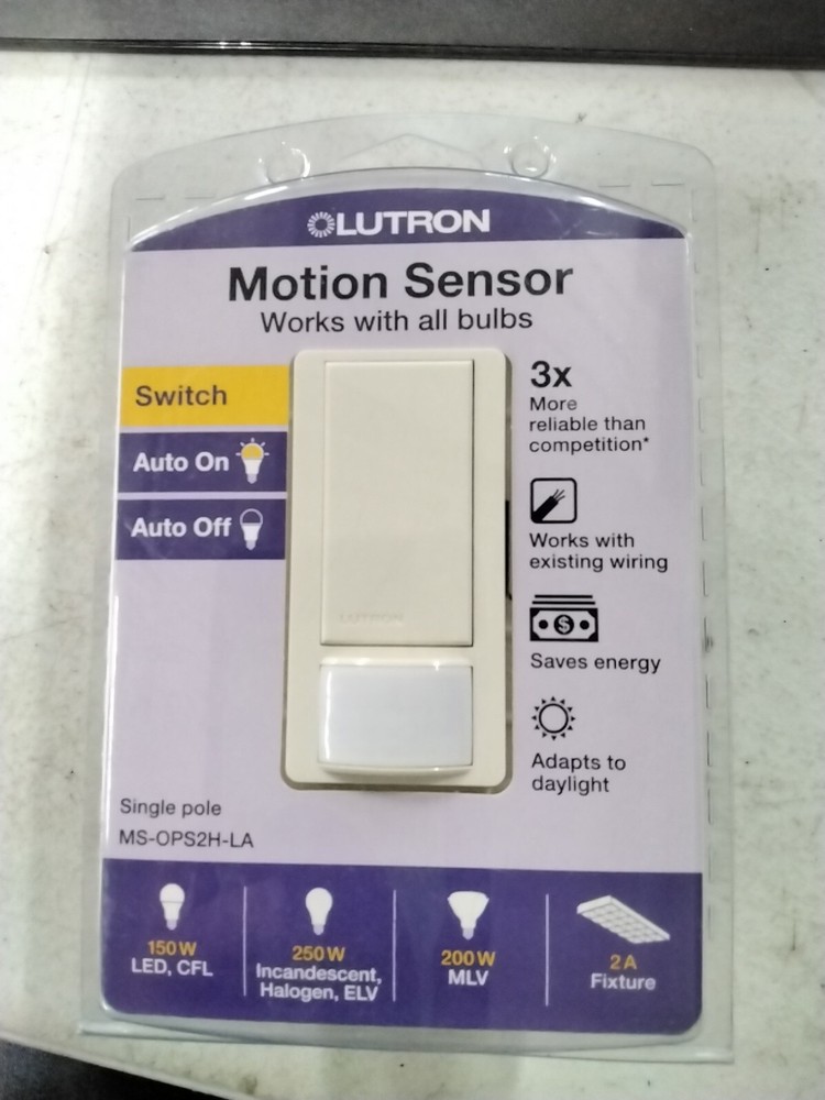 NEW Lutron Motion Sensor Single Pole FREE SHIPPING