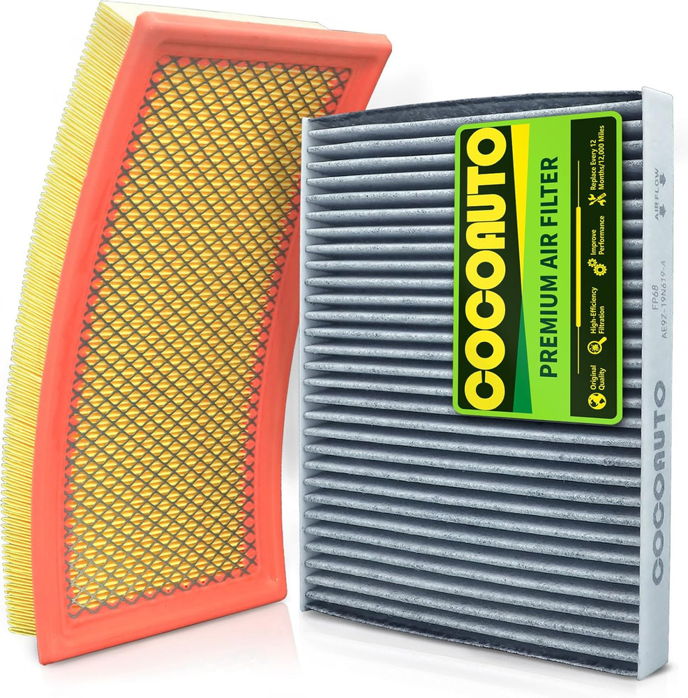 Cabin & Engine Air Filter Kit for Explorer (2012-2019), Explorer Sport (2017-201