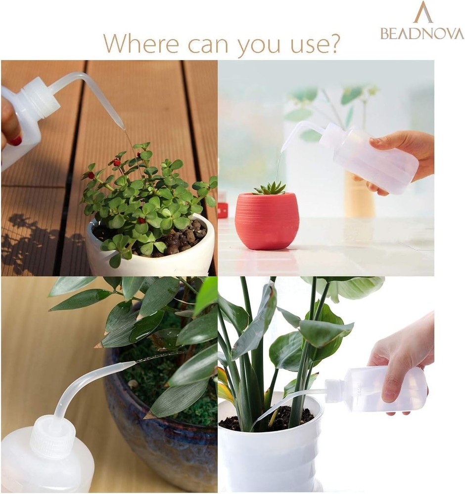 BEADNOVA Squeeze Bottle Plant Watering 250ml 8oz
