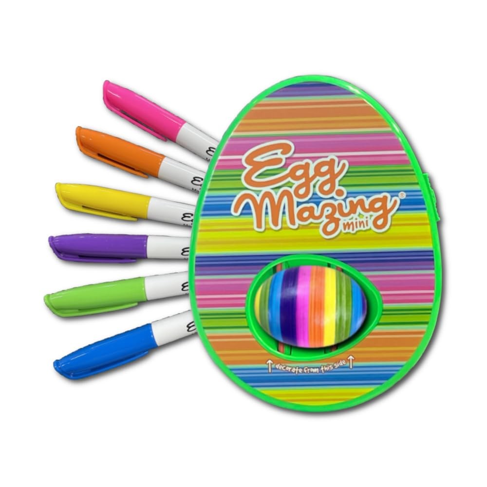 EggMazing Easter Egg Mini Decorator Kit Arts and Crafts Set - Includes Egg De...