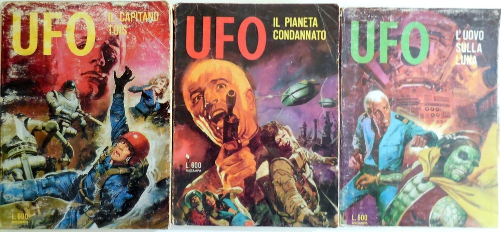 UFO COMIC BOOK LOT REPRINT NO. 1-3 1979 COMPLETE