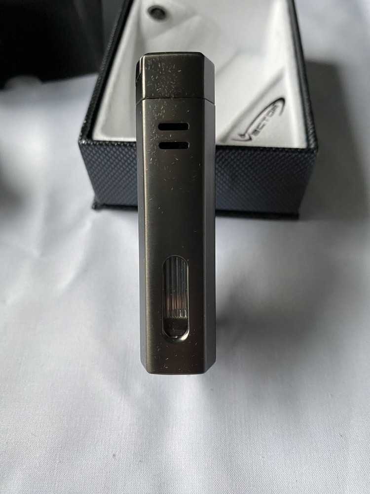Vector VMotion Dual Jet Cigar Lighter - Gunmetal - New