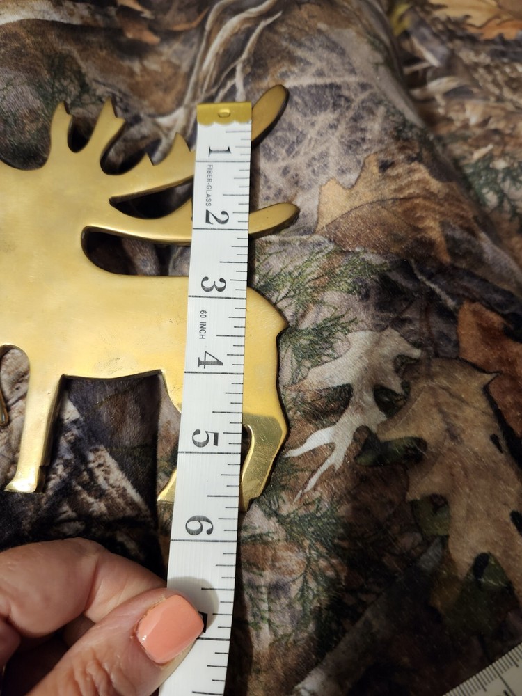 Solid Brass Reindeer. Very Heavy