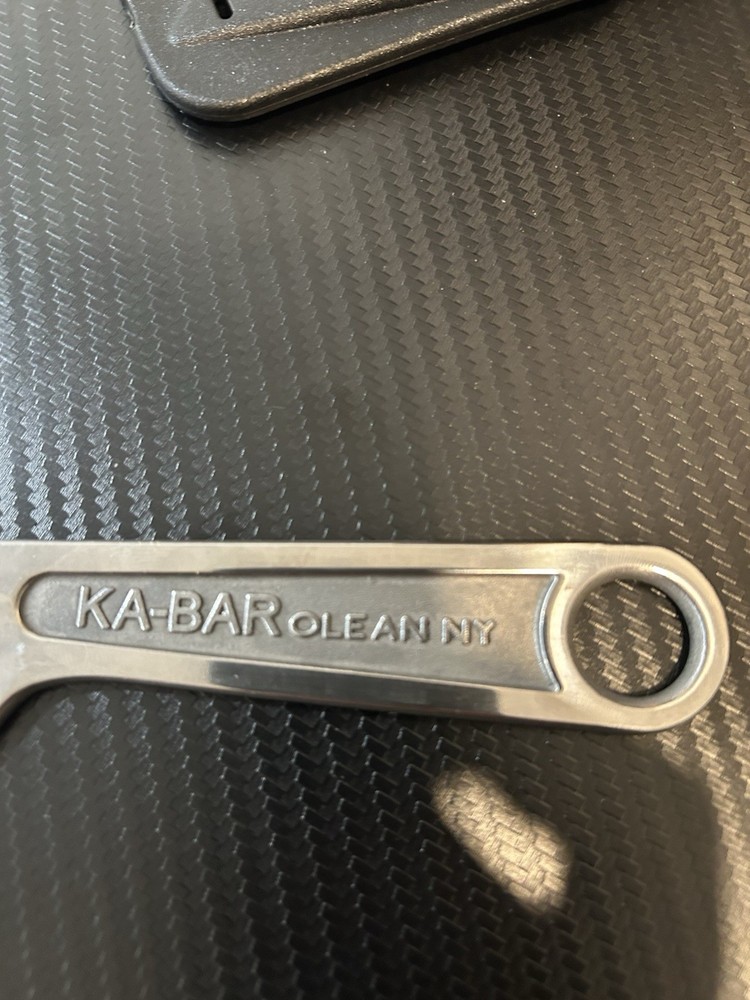KA-BAR Olean NY Fixed Blade Knife + Skeleton Fixed Blade w/ Sheaths