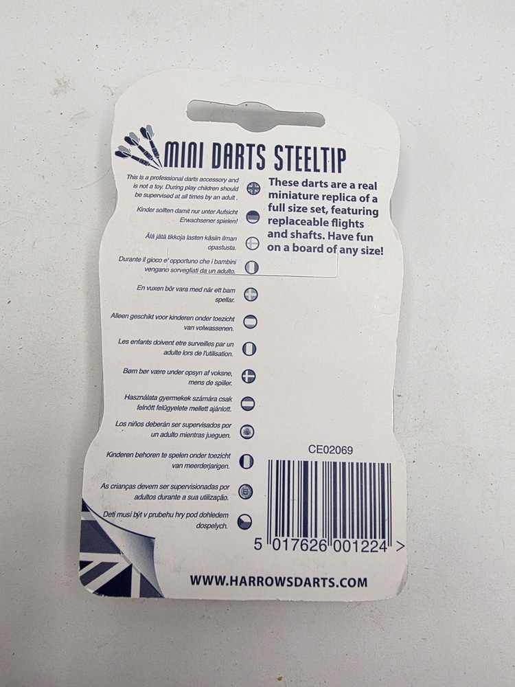 Harrows Brass Mini Dart Set